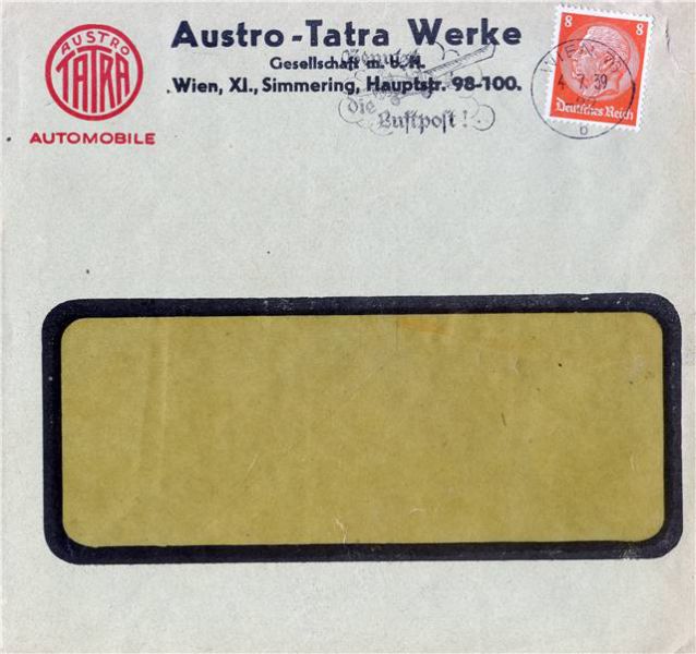 Brief-Wien-11-Austro-Tatra-Werke